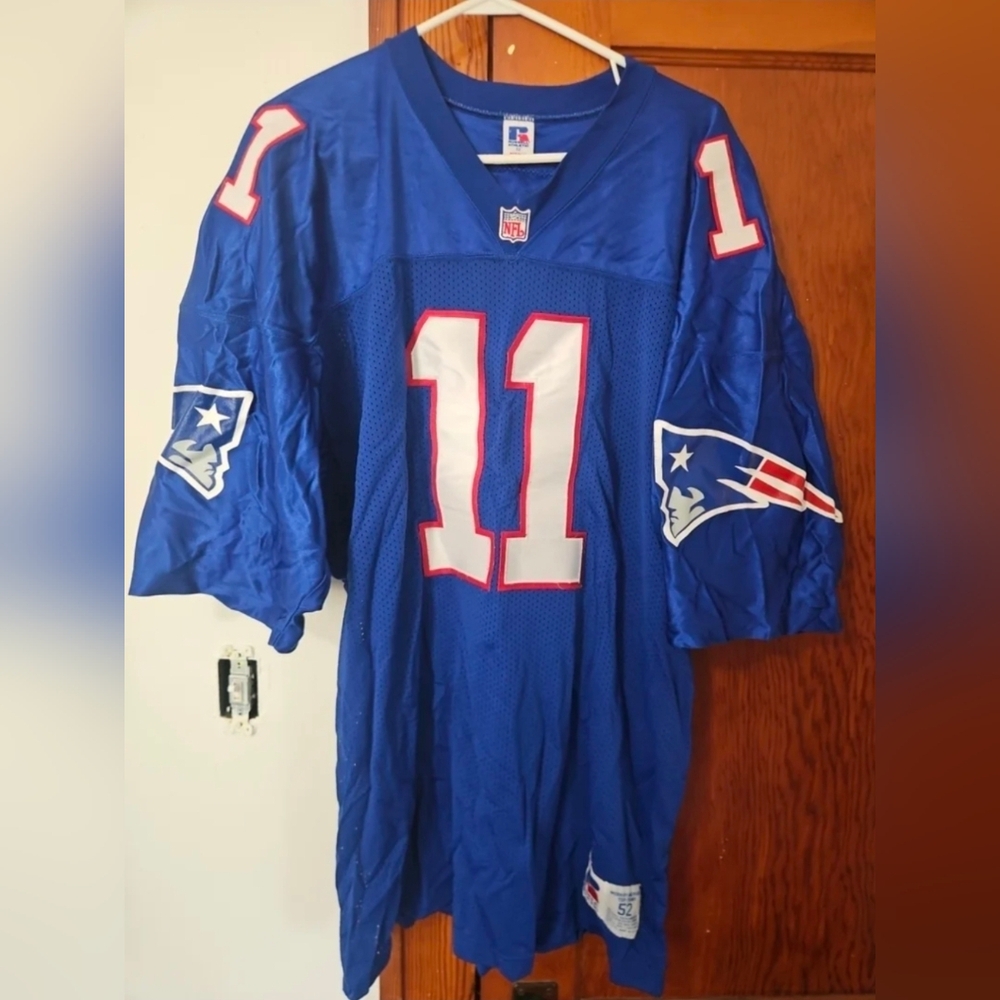 Drew Bledsoe New England Patriots Russell Athletic Authentic Jersey Men's 52 - Picture 2 of 7